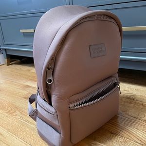 Dagne Dover Medium Dakota Camel Neoprene Backpack (retail $195)